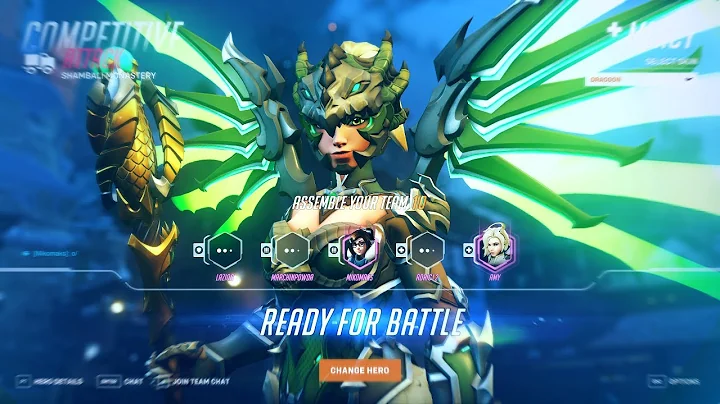 "RUDE TOXIC tried to force me to POCKET HIM :D" - Overwatch 2 Mercy Main Competitive Gameplay