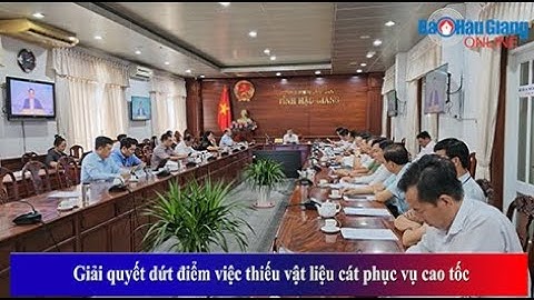 Giải quyết dứt điểm việc thiếu vật liệu cát phục vụ cao tốc