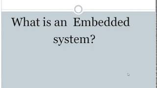 Embedded Systems Tutorial 1
