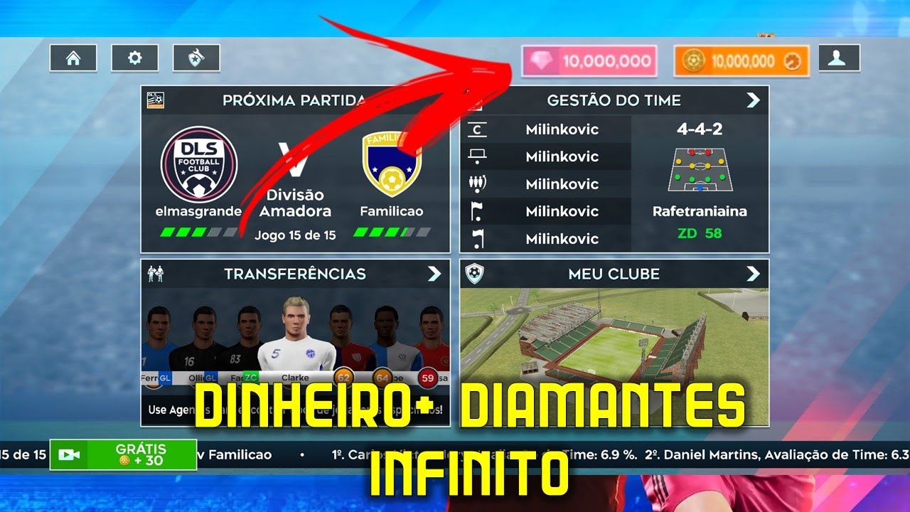 Dream League Soccer Dinheiro Infinito para Android no Baixe Fácil!