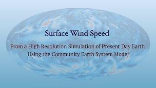Community Earth System Model (CESM) Wind Speed