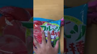 #asmr #unpacking fruit jelly #shorts