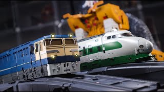 World premiere！MP Scale train combiners：Moon Studio Dark Night/Ice Land stop motion review.