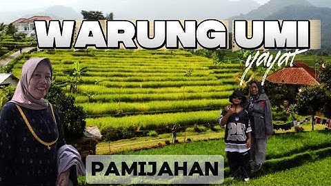 WARUNG KOPI UMI YAYAT CIASMARA PAMIJAHAN || NGOPI SAMBIL MEMANDANG VIEW PERSAWAHAN TERASERING 