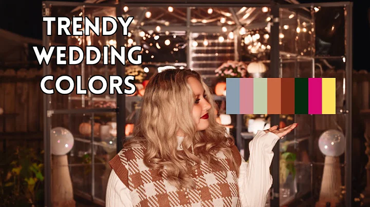 Top Wedding Colors of 2022 and 2023