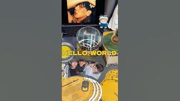 ˚⋆｡˚ BAEKHYUN 4th Mini Album “HELLO, WORLD” - Pineapple Ver ˚ ༘♡ ⋆｡˚ #kpop #BAEKHYUN #EXO #unboxing