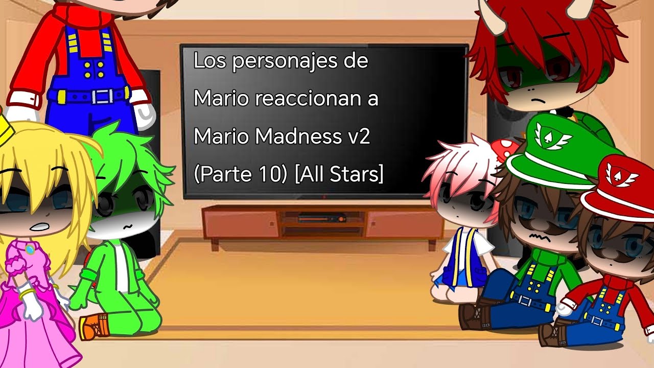 Los personajes de Mario reaccionan a Mario Madness v2 🇲🇽🇺🇲 (Parte 10) [All Stars]