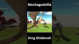 Mechagodzilla VS King Ghidorah #shorts
