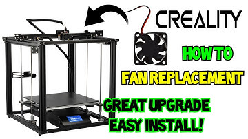 How to replace cooling fan on Ender 5 plus | fan replacement for 3D printer | 3D printer upgrades