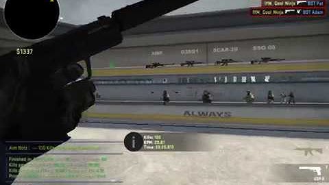 100 Kill Challenge Usp(Terrible Graphics) Aimbotz