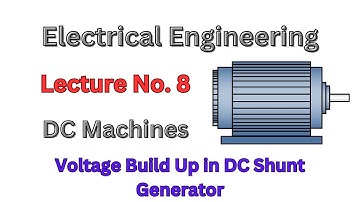 Voltage Build-up in DC Shunt Generator | DC Machines | Electrical Machines