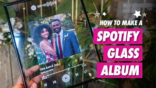 How to Make Your Own SPOTIFY GLASS ALBUM Picture Frame: plus FREE Template (TikTok) screenshot 5