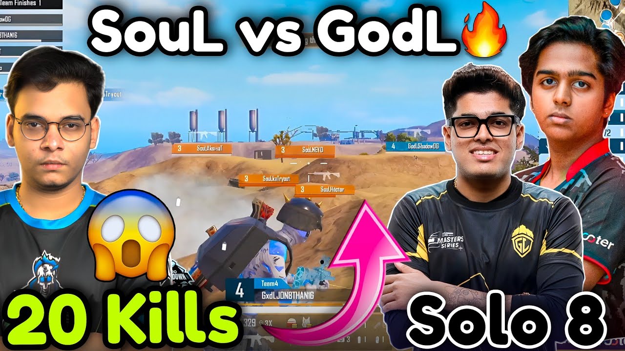 JONATHAN 1v3😱🔥 SOUL Vs GODL 4v4🚀 | 20 Kills WWCD 👑 - YouTube