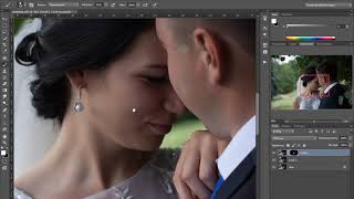 Photoshop Обработка свадебной фотографии в фотошопе Photoshop Обработка свадебной фотографии в фотошопе