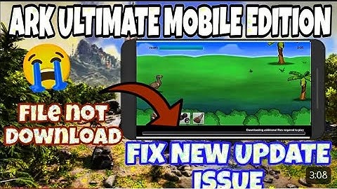 Ark Ultimate Mobile Edition File Not Download Fix New Update Issue//ark mobile revamp// #gaming #new