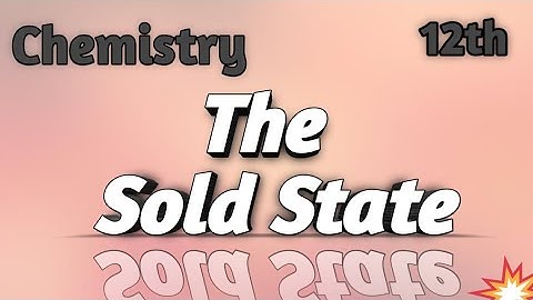 The Solid State (handwritten notes)