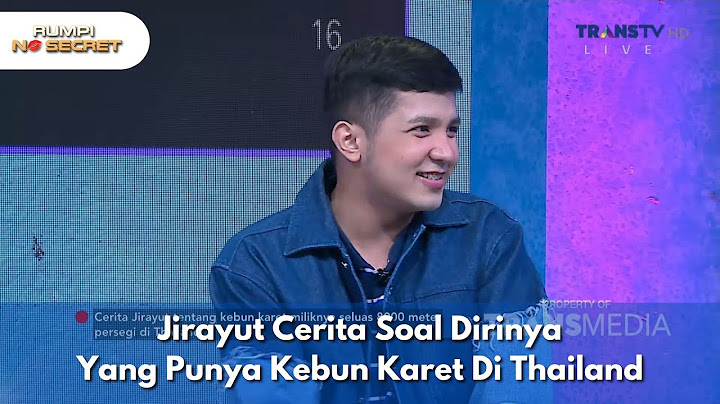 Jirayut Cerita Soal Dirinya Yang Punya Kebun Karet Di Thailand - RUMPI NO SECRET (25/6/25) P1