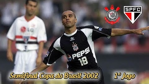 Corinthians 2 x 0 São Paulo Semifinal Copa Brasil 2002 1ºJogo 24/04/2002
