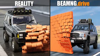 Game vs Reality #:2 Ultimate Obstacle Course (BeamNG vs Real Life)