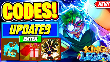 ⚠️New⚠️ ALL WORKING UPDATE 9 CODES For King Legacy - Roblox King Legacy Codes 2025