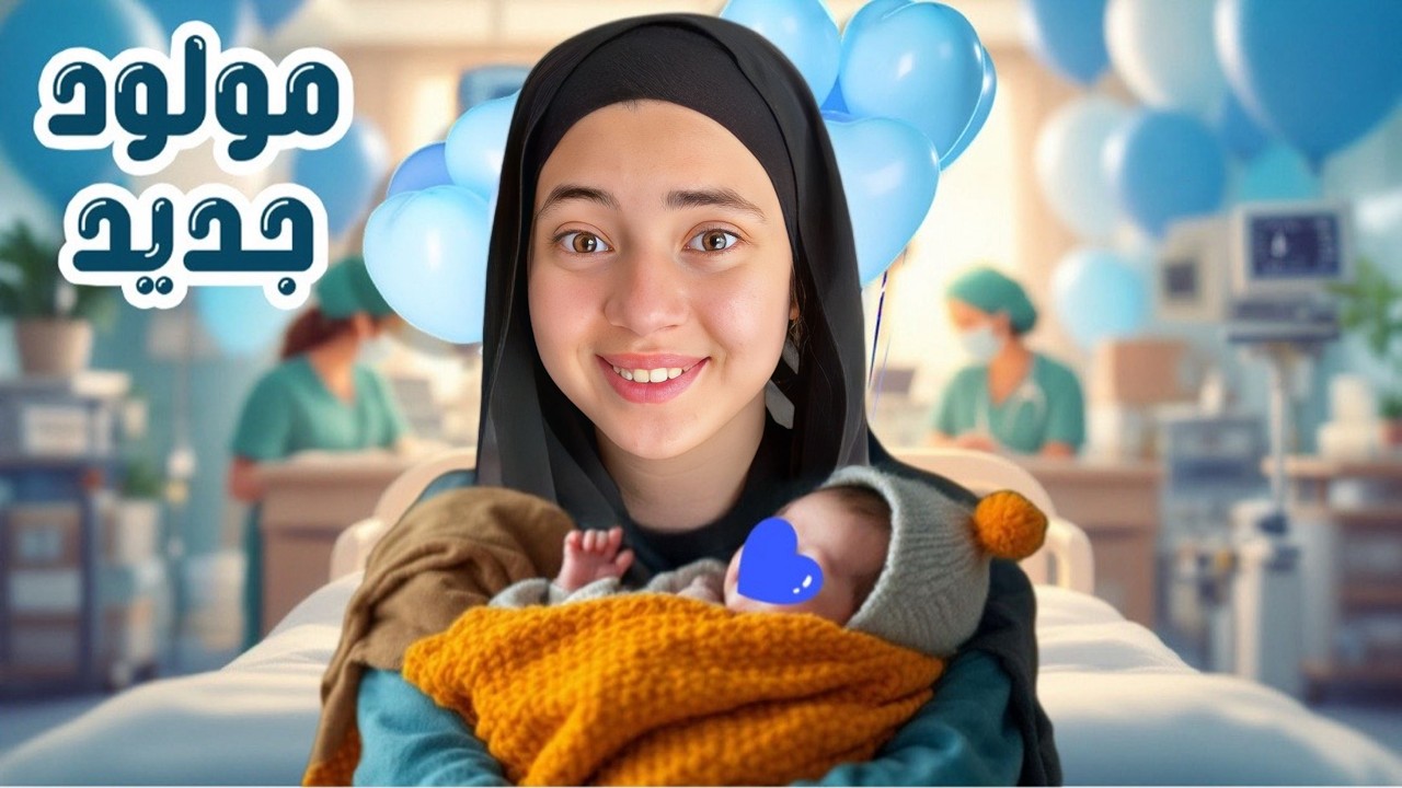 مولود جديد في بيتنا👶بـكـاء وأنـهيـار أيسل😭