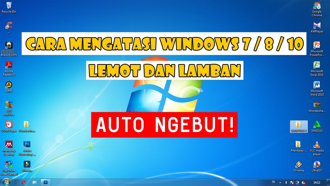 Cara Mengatasi Windows 7, 8 Dan 10 Yang Lemot Di Laptop/Komputer 100%