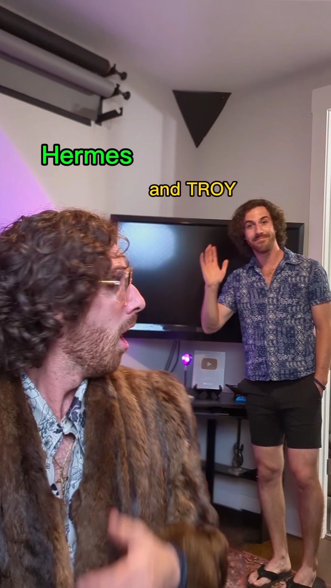 HERMES and TROY!? 👀✨ #shorts #music #troy #hermes - YouTube