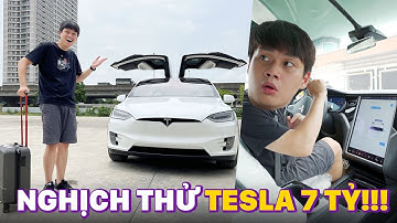 LẦN ĐẦU ĐƯỢC NGHỊCH THỬ TESLA MODEL X... 7 TỶ!!!