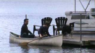Matt and Stephen at Bob's Lake