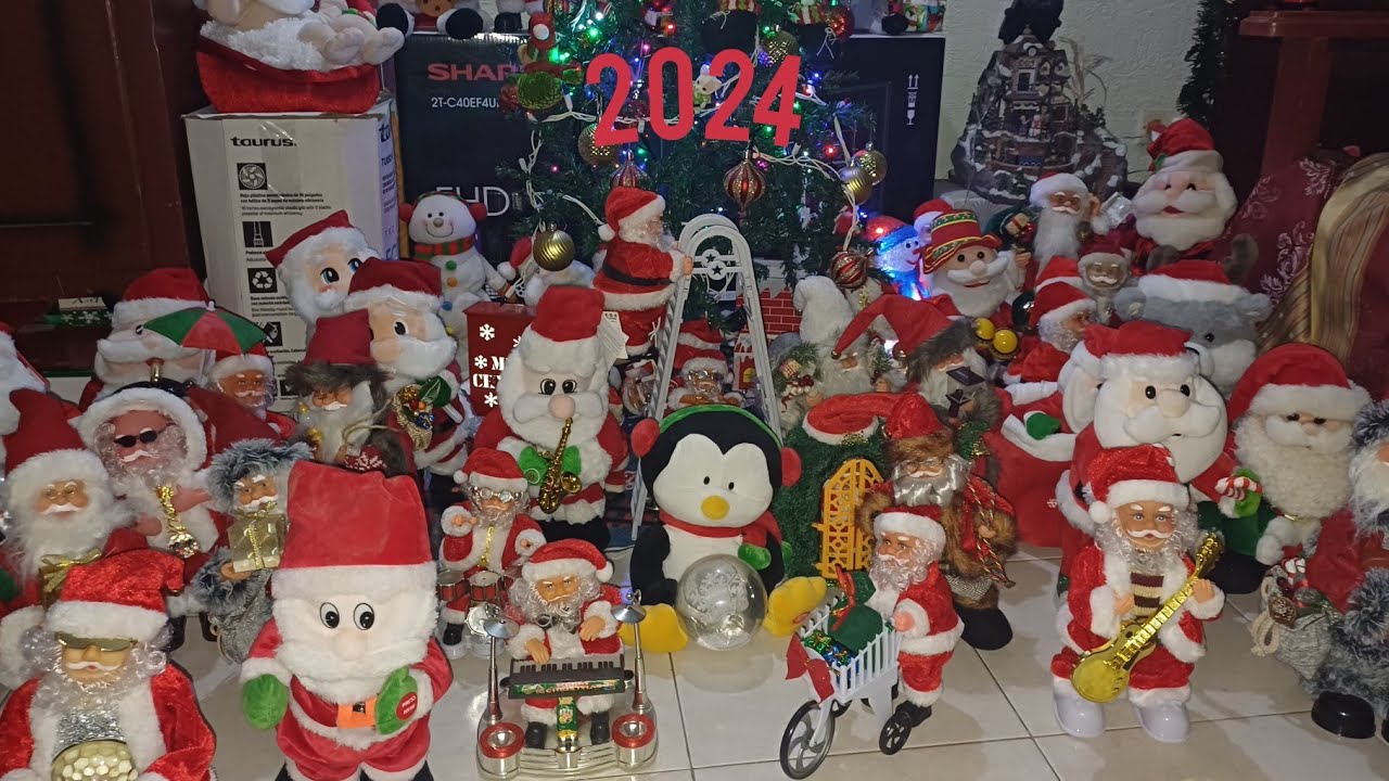 Colección de Papá Noel 2024, Coleção de Papai Noel, Santa Claus Collection, Automate de Noel.