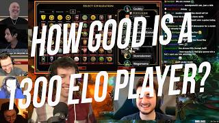 How good is a 1300 ELO player?
