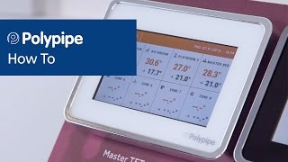 Smart Plus Controls - Master TFT Thermostat | Polypipe Underfloor Heating
