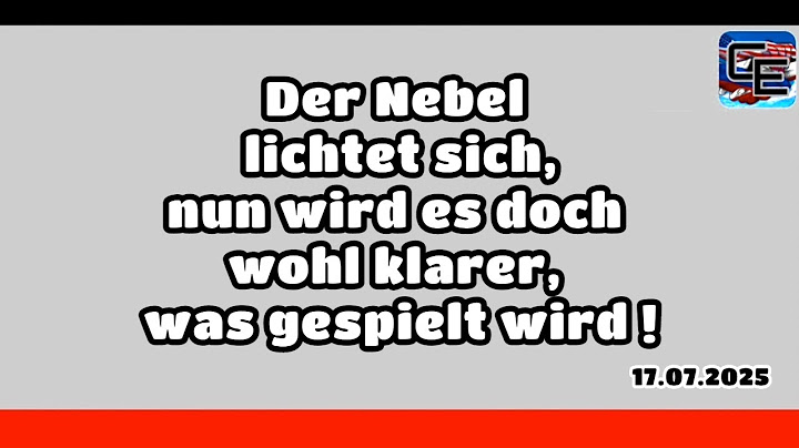 Trump‘s Plan wird sichtbar !