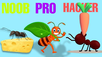 •NOOB VS PRO VS HACKER-Idle Ants Colony-Anthill Simulator