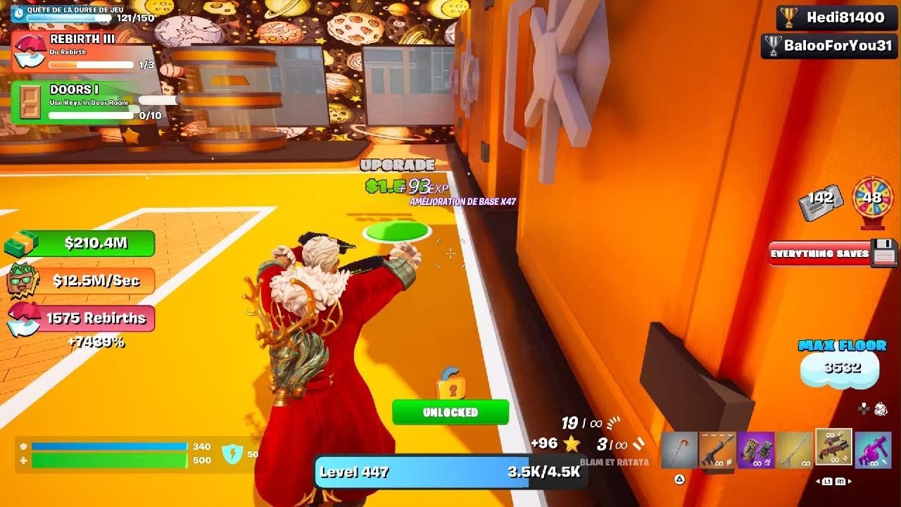 Je fais la mission REBIRTH 3 le plus vite possible !