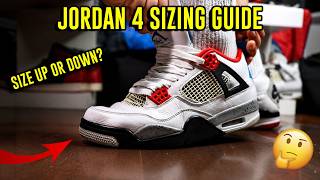 WATCH BEFORE YOU BUY! Air Jordan 4 Sizing Guide! WATCH BEFORE YOU BUY! Air Jordan 4 Sizing Guide!