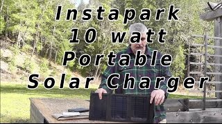 Instapark 10 Watt Portable Solar Charger