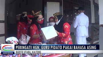 PERINGATI HARI GURU NASIONAL, GURU SMA NEGERI 1 MUARA TEWEH PIDATO MENGGUNAKAN BAHASA ASING