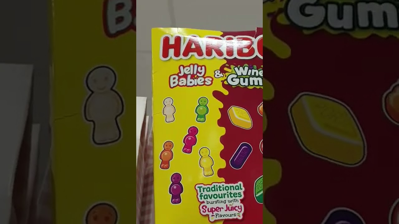 Haribo jelly babies and wine gums