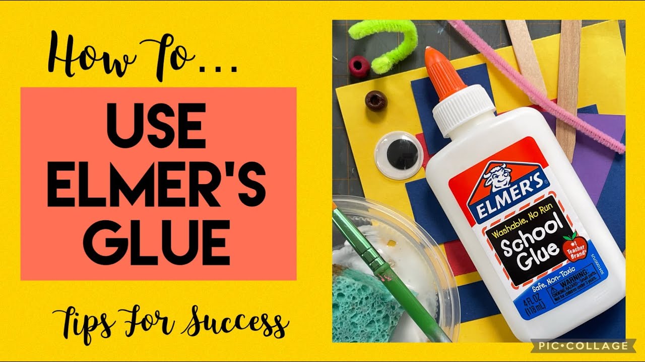 Create Art With Mrs. P!: New Demo Video: How To Use Elmer's Glue/How To Use  PVA Glue