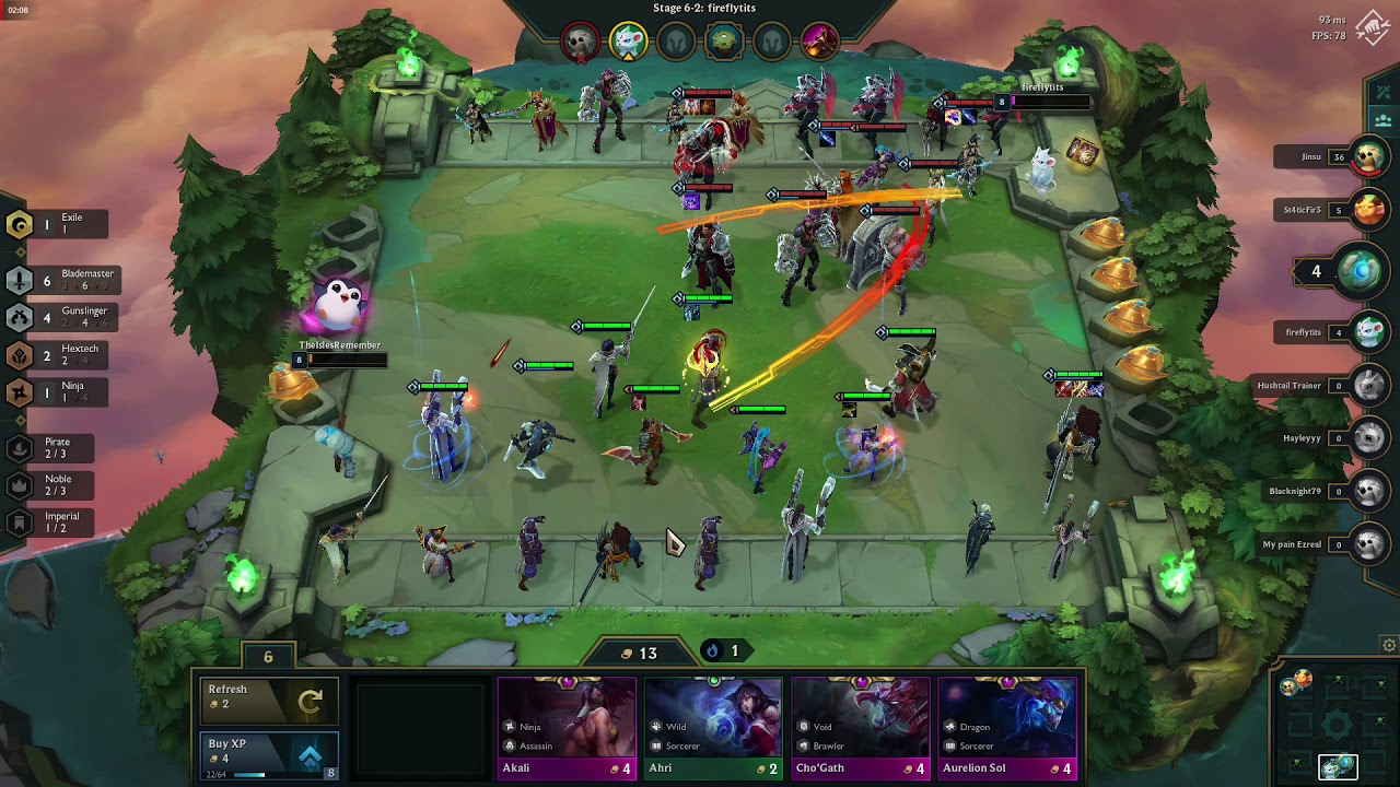 Тим файт тактикс схема сборок