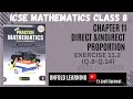 8 CLASS ICSE || Green Earth publication || 11. Direct &amp; Indirect Proportion || Exercise 11.2 part 2