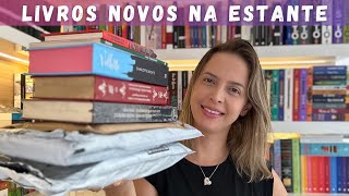 UNBOXING: livros novos na estante (compras, presentes e livros de sebo)