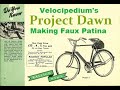 Faking it! Project Dawn gets an aged, new, chainguard. Vintage Raleigh bicycle restoration.