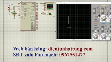 Chỉnh Duty Biến trở, Điều chế xung tần số 10KHz + CCP PWM, Lập trình Vi điều khiển