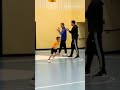 Little Boy Scores A Basket And Excitedly Runs Around On The Court
