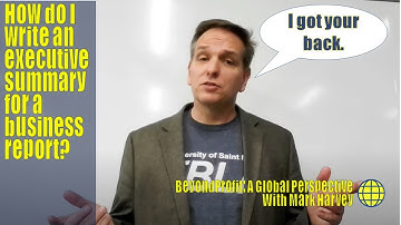 How to Write an Executive Summary