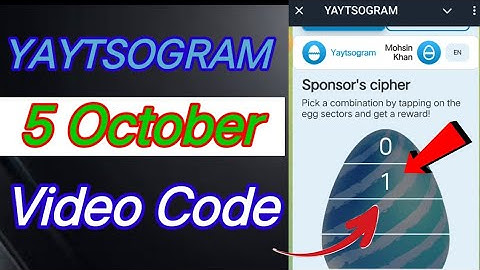 YAYTSOGRAM Daily Cipher Code 5 October| YAYTSOGRAM Daily Cipher | YAYTSOGRAM Code #yaytsogram