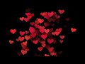 Animation for valentines day hearts flying abstract background relax  motion 4k screensaver  2023