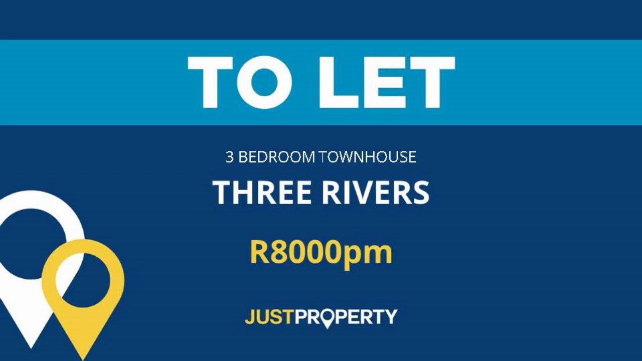 3 Bedroom Townhouse To Rent in Three Rivers, Vereeniging YouTube
